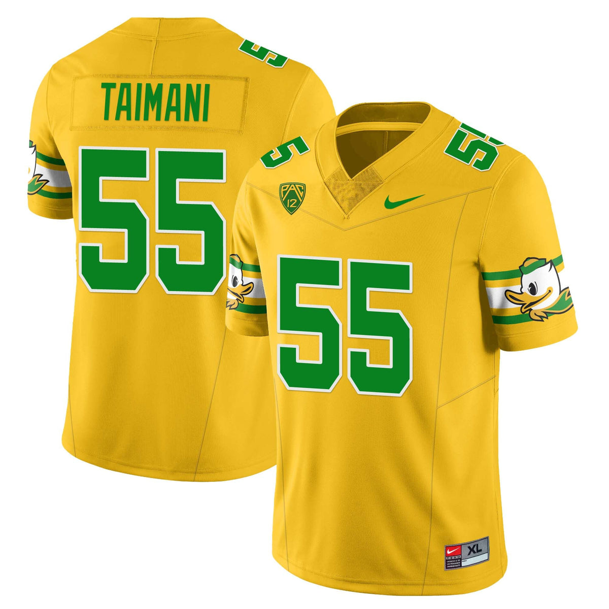 Youth’s Oregon Ducks ‘Mighty Oregon’ Throwback Football Jersey – All Stitched