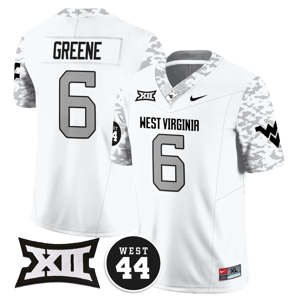 Women's West Virginia Mountaineers 2024 Vapor Limited Jersey - All Stitched - Honor Jerry West