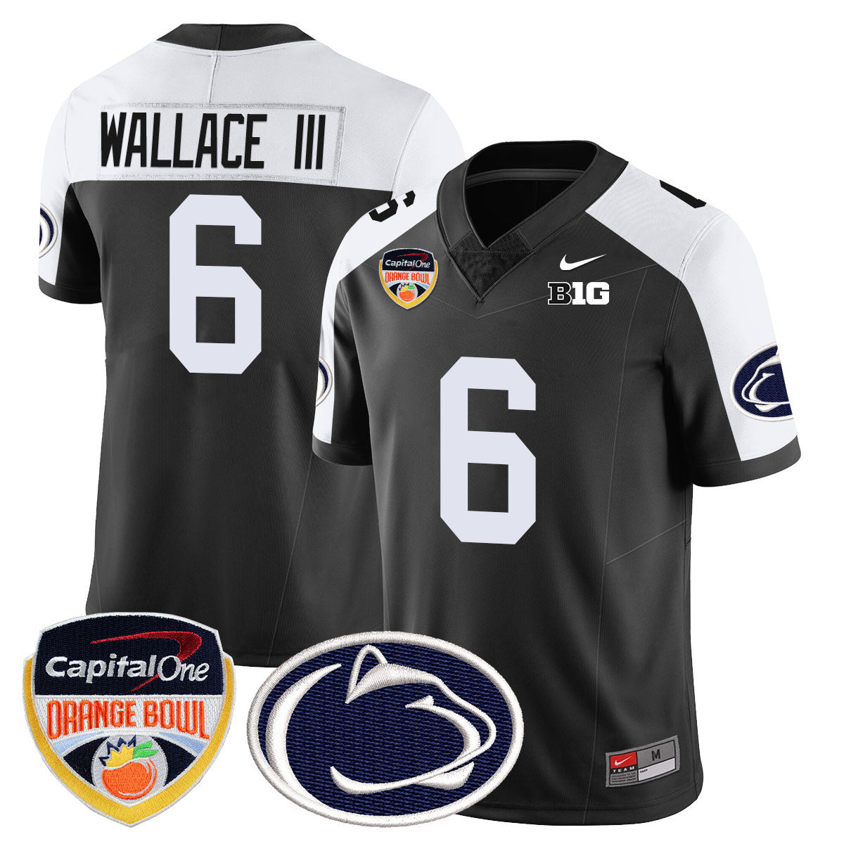 Men's Penn State Nittany Lions 2024 Orange Bowl Jersey - All Stitched