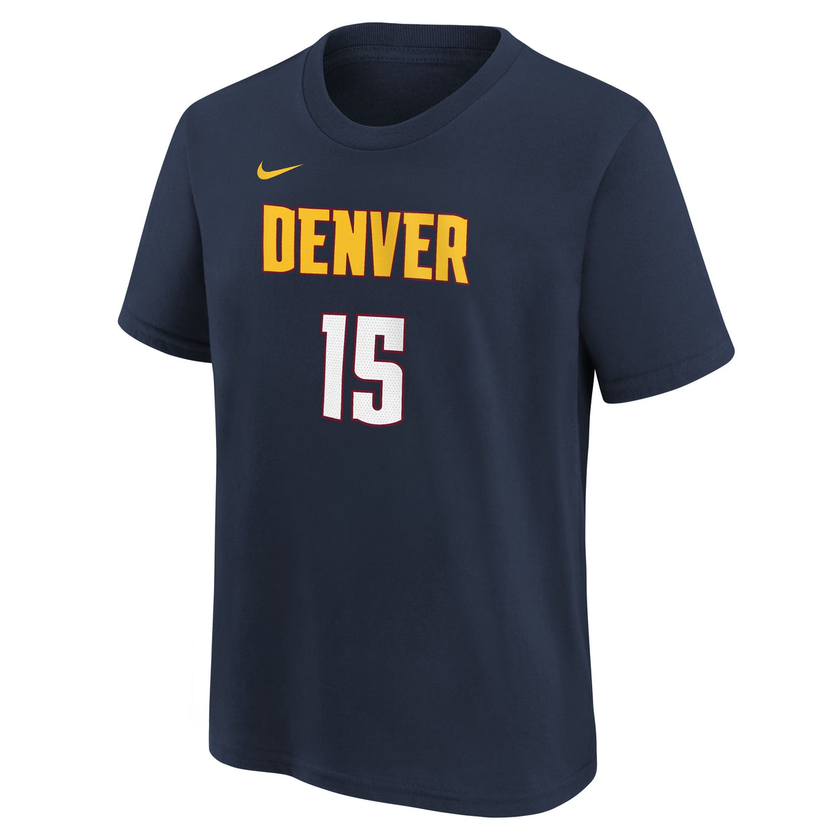 Nike Nikola Jokic Denver Nuggets Navy Icon Name & Number T-Shirt