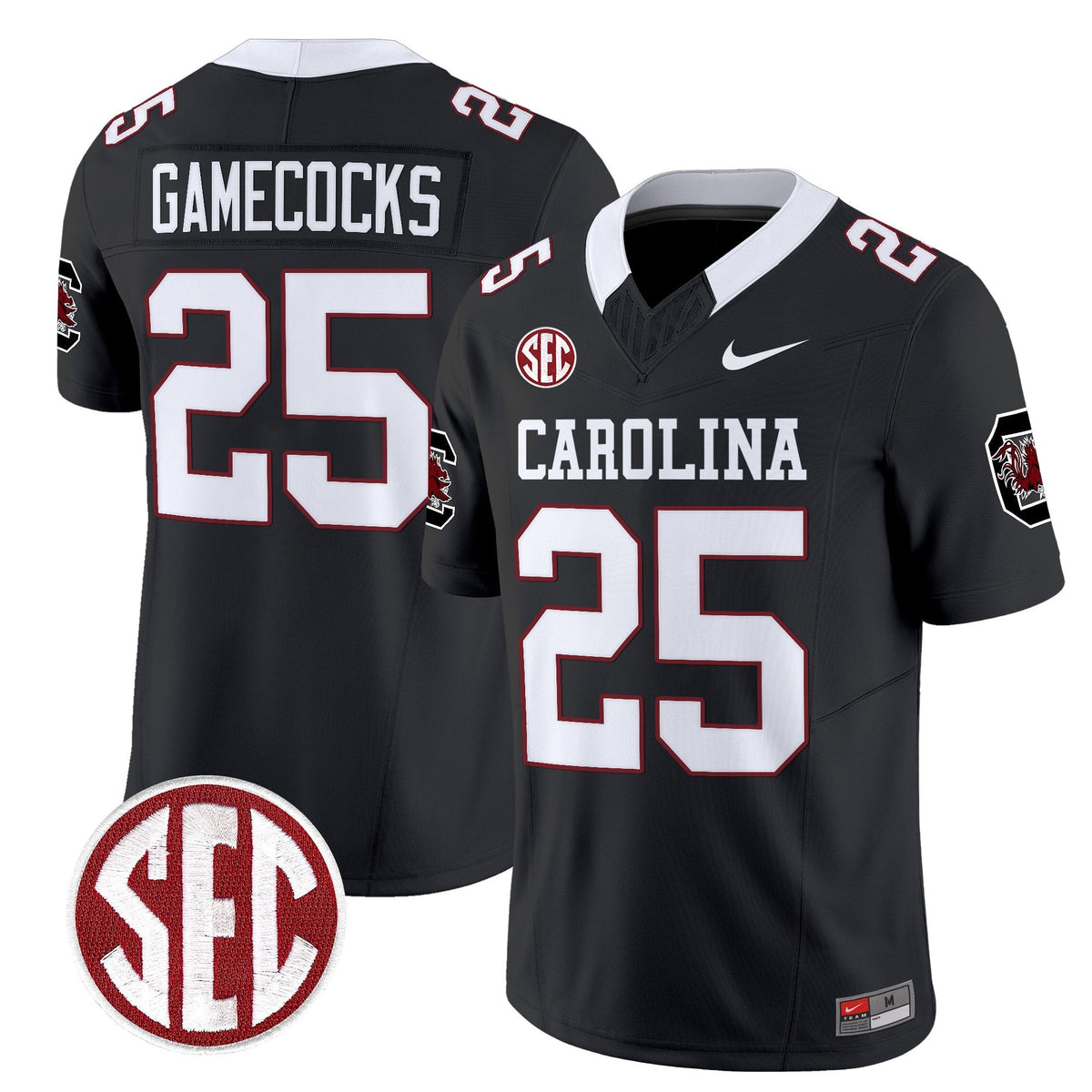 Men's South Carolina Gamecocks 1980 Throwback Vapor Limited Jersey – Rebrand 2026 – All Stitched