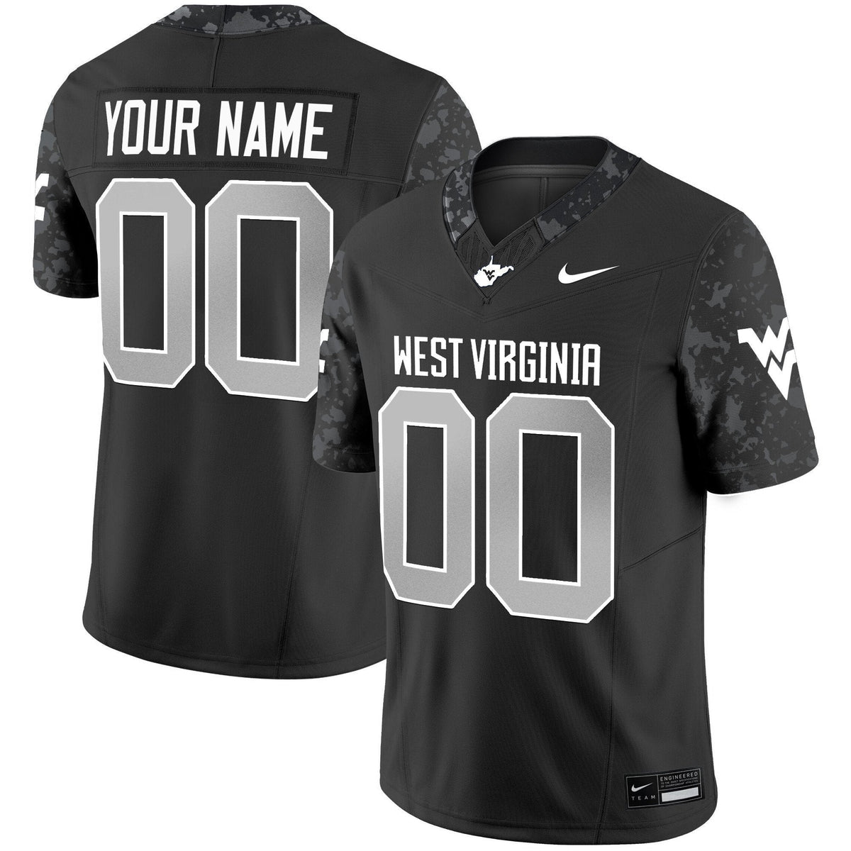 West Virginia Mountaineers 2025 Vapor Limited Custom Jersey - All Stitched