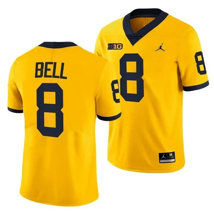 Men's Michigan Wolverines Players Jersey Game - All Stitched
