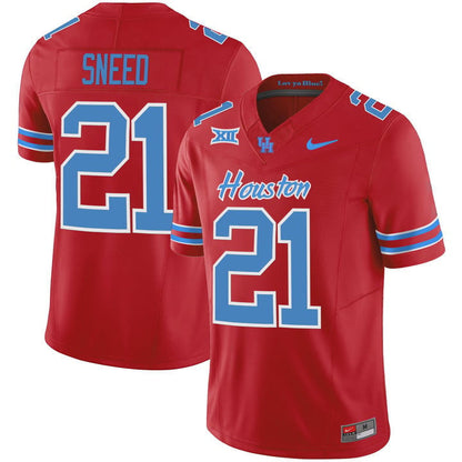 Youth's Houston Cougars 2023 Oilers Inspired Vapor Jersey - All Stitched