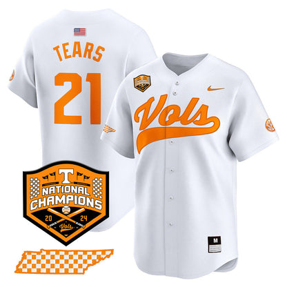 Women's Tennessee Volunteers 2024 National Champions Vapor Premier Limited Jersey - All Stitched