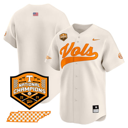Women's Tennessee Volunteers 2024 National Champions Vapor Premier Limited Jersey - All Stitched