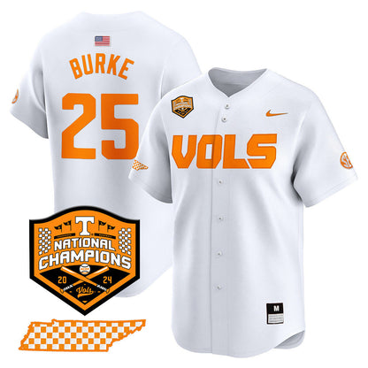 Women's Tennessee Volunteers 2024 National Champions Vapor Premier Limited Jersey V1 - All Stitched