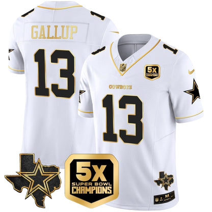 DAL 5x Super Bowl Champions Vapor Limited Jersey