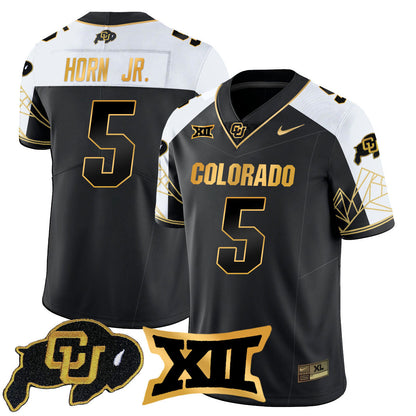 Women's Colorado Buffaloes 2024 Vapor Limited Gold Jersey N3 - All Stitched