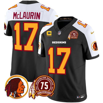 WR 75th Patch Throwback Vapor Limited Jersey