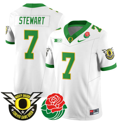 Men's Oregon Ducks 2024 Rose Bowl Jersey N2 - All Stitched 412VTHNJS003