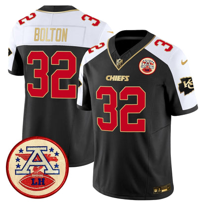 KC 2024 Lamar Hunt Patch Vapor Limited Jersey