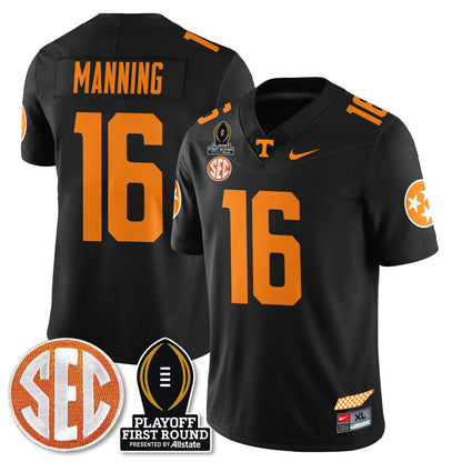 Men's Tennessee Volunteers Football Jersey - Playoff First Round Patch - All Stitched