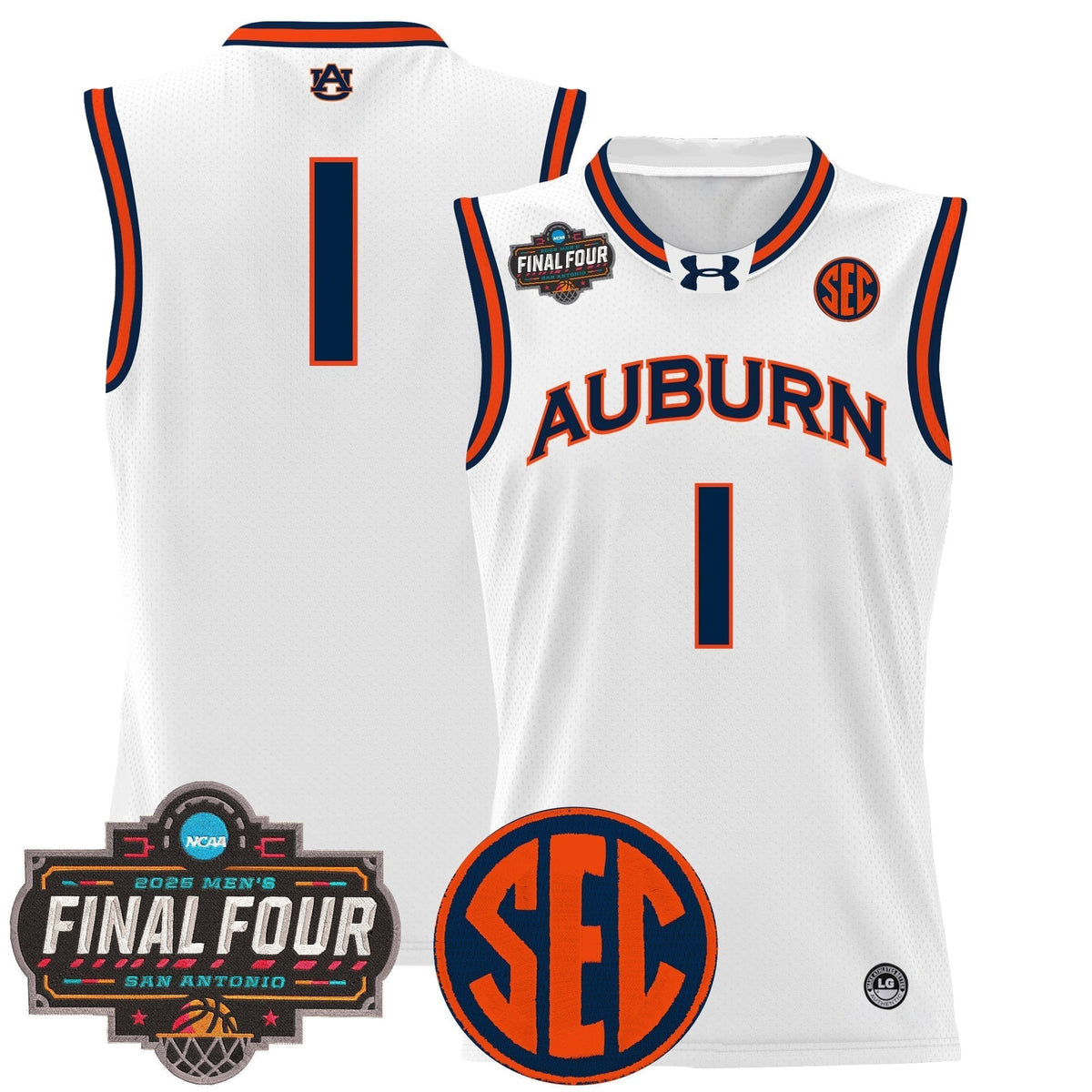 AUB 2025 Final Four Patch Lightweight Basketball Jersey - Stitched