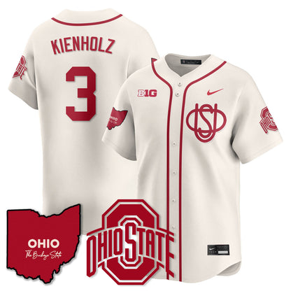 Men's Ohio State Buckeyes 2025 Wordmark Jersey - All Stitched