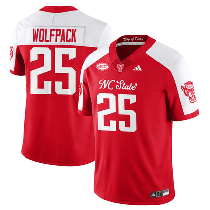 Women's NC State Wolfpack Football "City of Oaks" Jersey - All Stitched