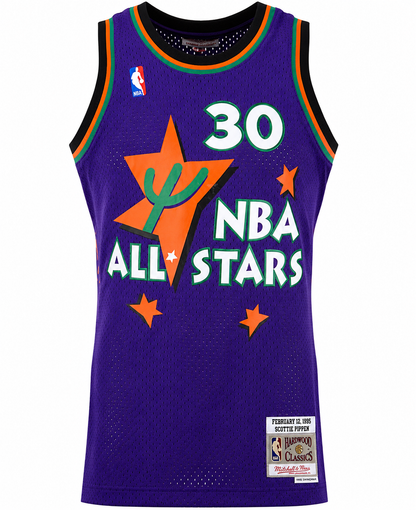 Men's Scottie Pippen Eastern Conference Mitchell & Ness 1995 All-Star Hardwood Classics Swingman Jersey - Purple