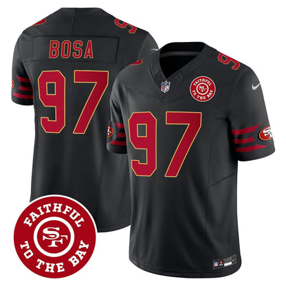 SF Throwback Faithful To The Bay Patch Vapor Limited Jersey