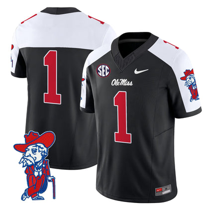 Men's Ole Miss Rebels 2024 Vapor Limited Jersey V2 - All Stitched