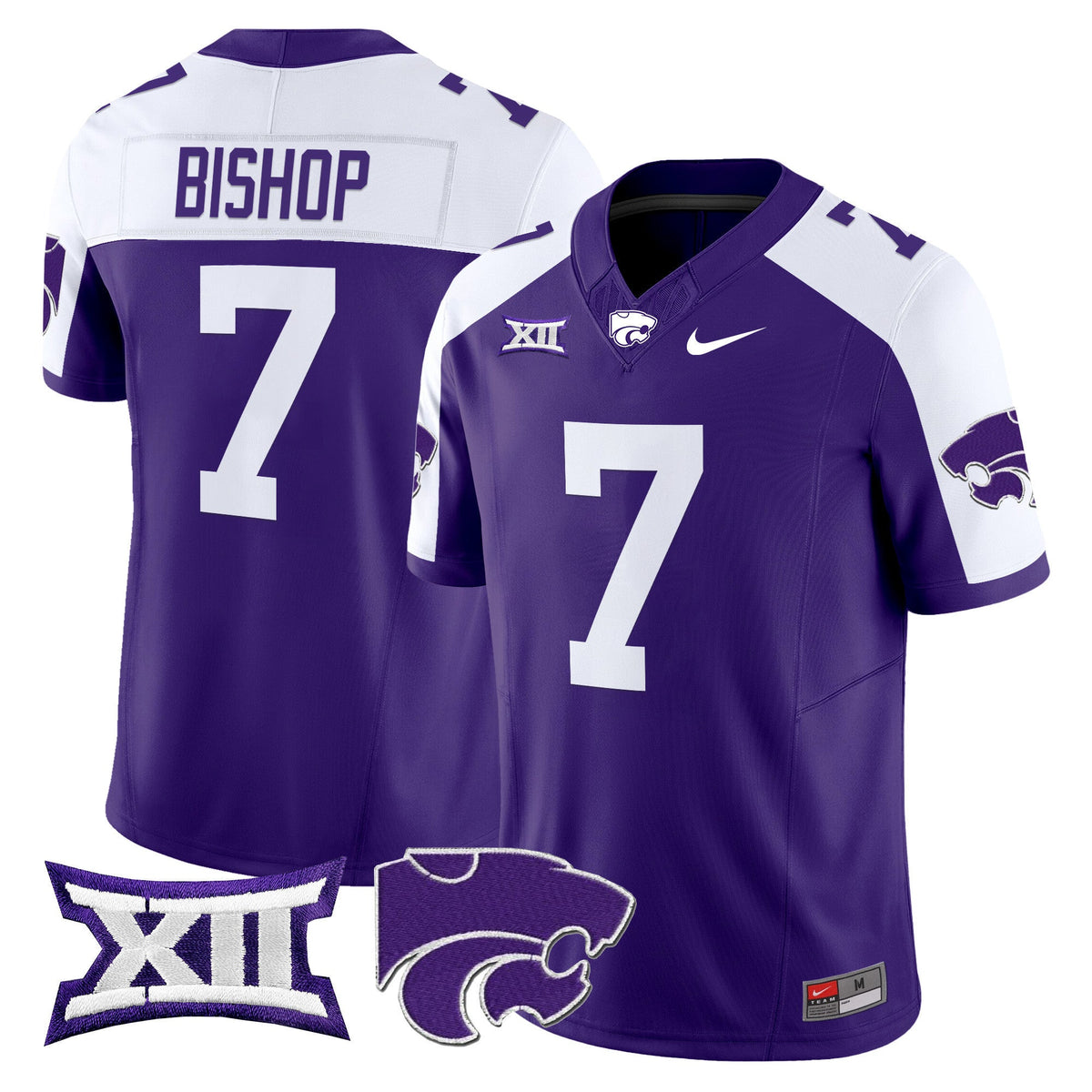 Men's Kansas State Wildcats 2025 Vapor Limited Jersey - All Stitched