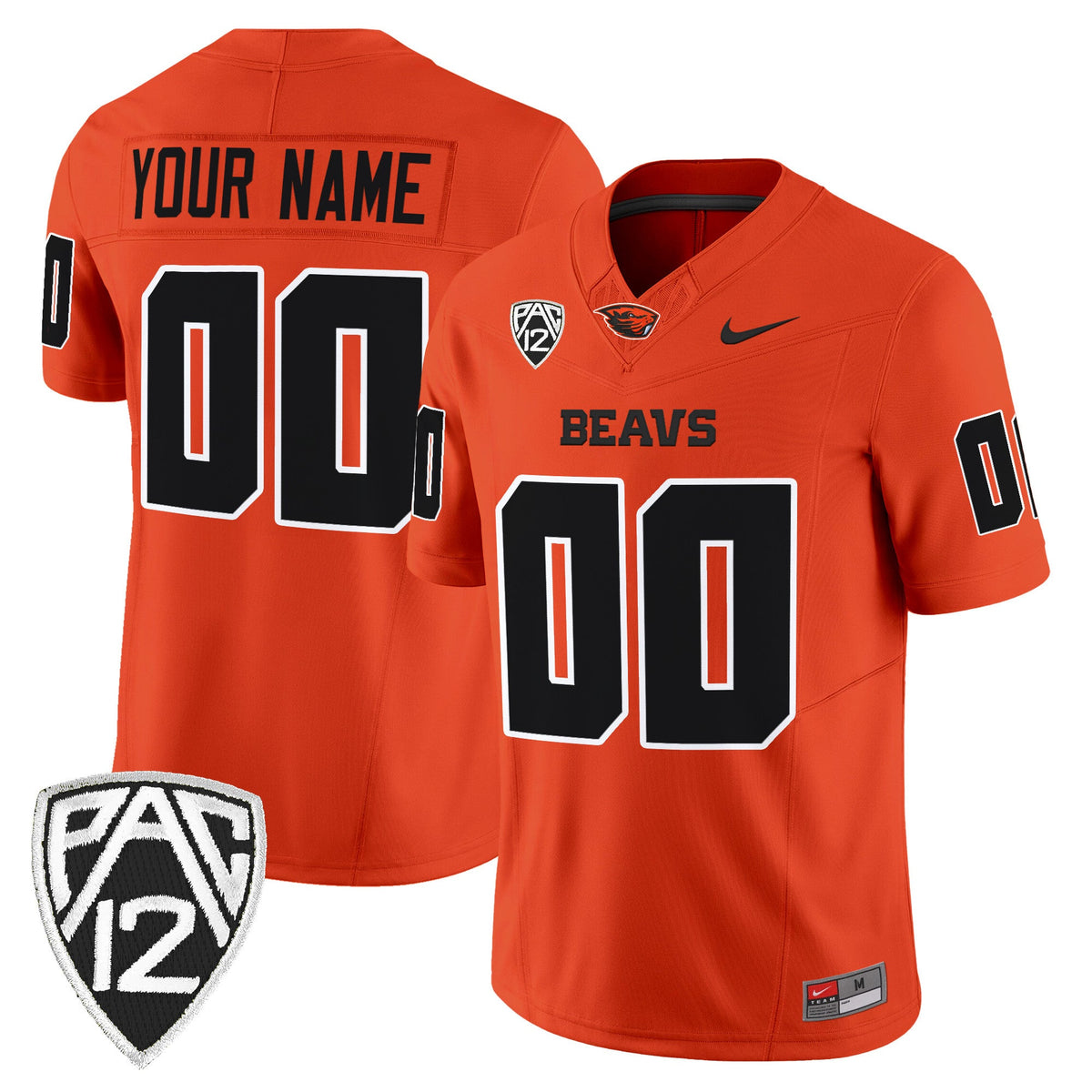 Oregon State Beavers 2025 Vapor Limited Custom Jersey - All Stitched
