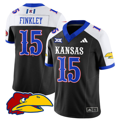 Custom Kansas Jayhawks Football 2025 Limited Jersey - All Stitched