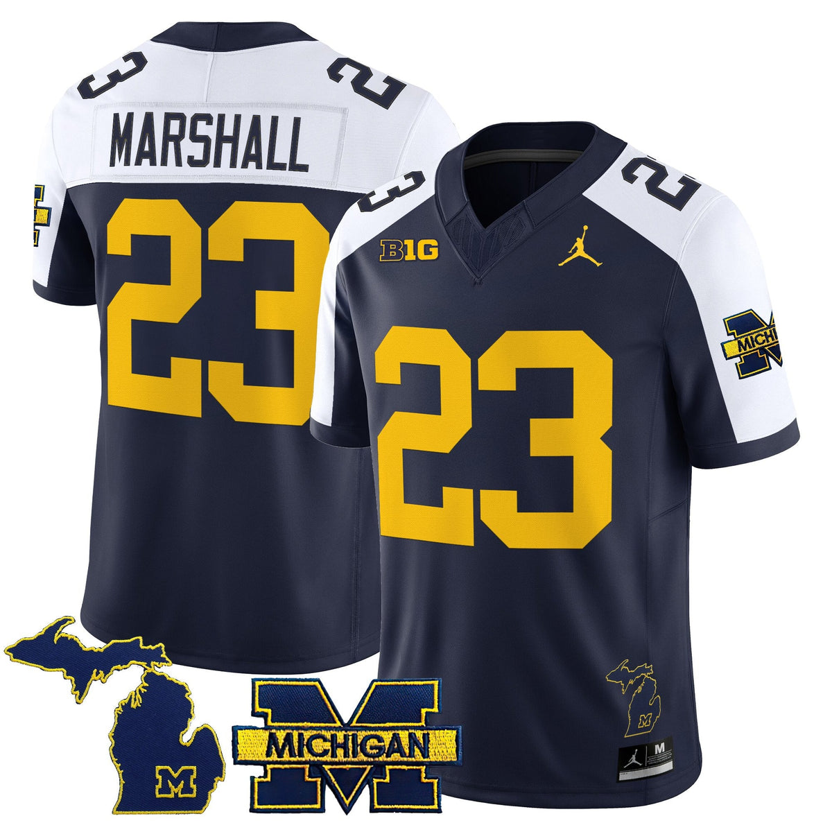 Men's Michigan Wolverines 2025 Vapor Limited Jersey - All Stitched