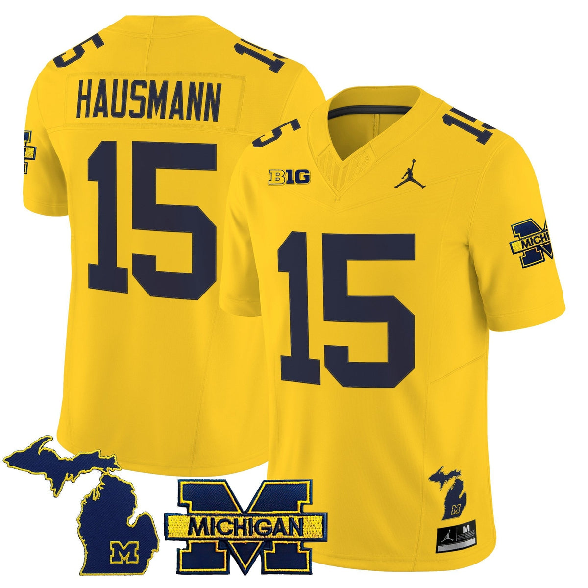 Men's Michigan Wolverines 2025 Vapor Limited Jersey - All Stitched
