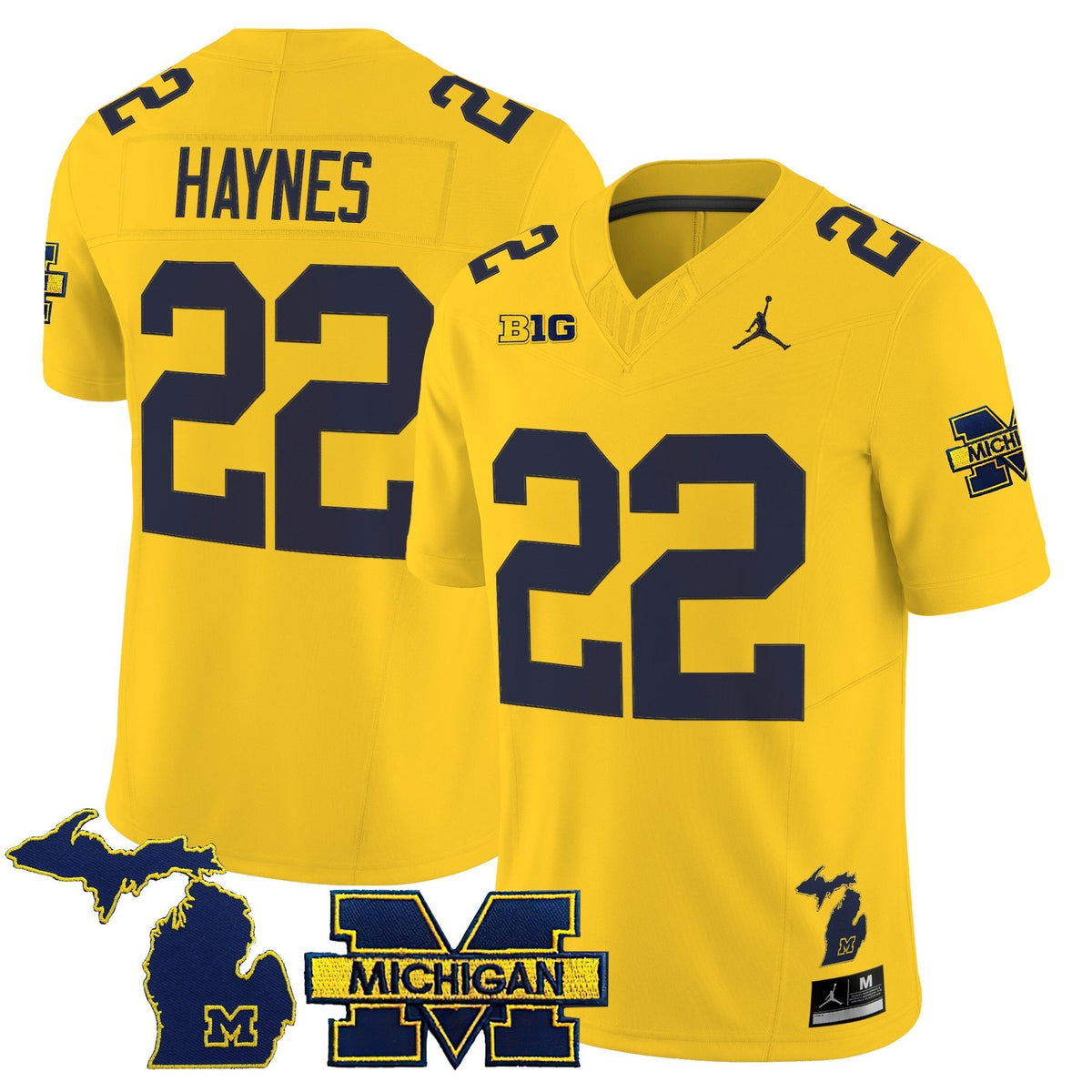 Women's Michigan Wolverines 2025 Vapor Limited Jersey - All Stitched