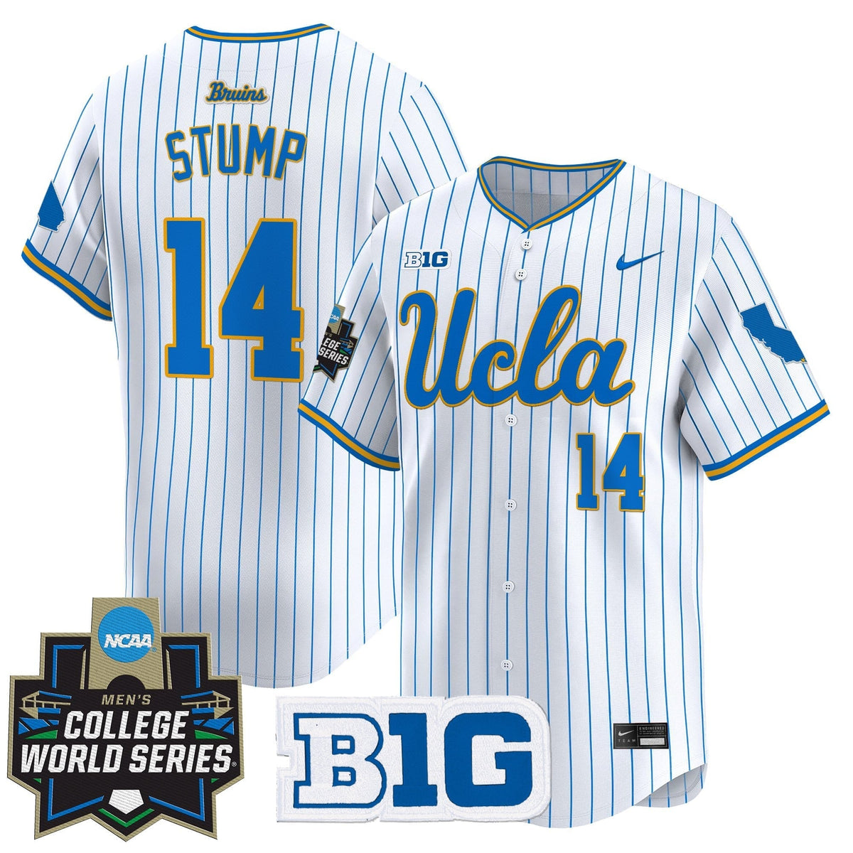 Women's UCLA Bruins 2025 World Series Vapor Premier Limited Jersey - All Stitched
