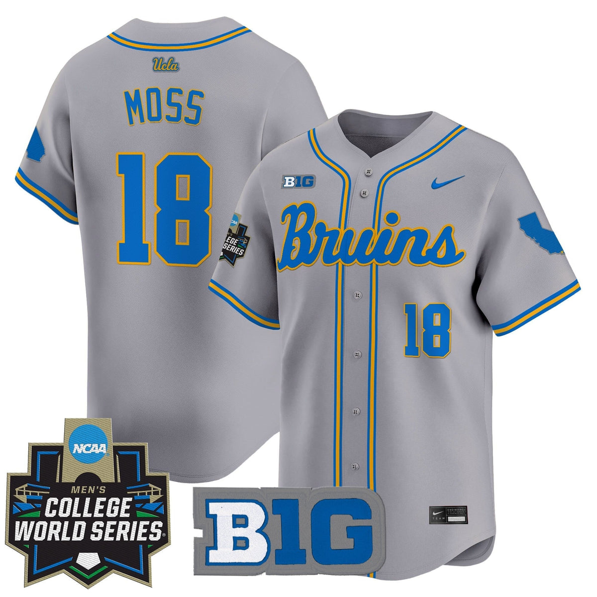 Women's UCLA Bruins 2025 World Series Vapor Premier Limited Jersey - All Stitched