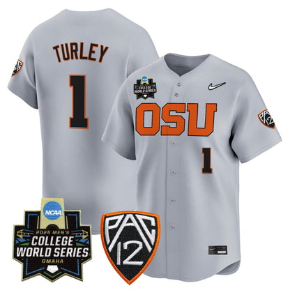 Men's Oregon State Beavers 2025 World Series Vapor Premier Limited Jersey - All Stitched