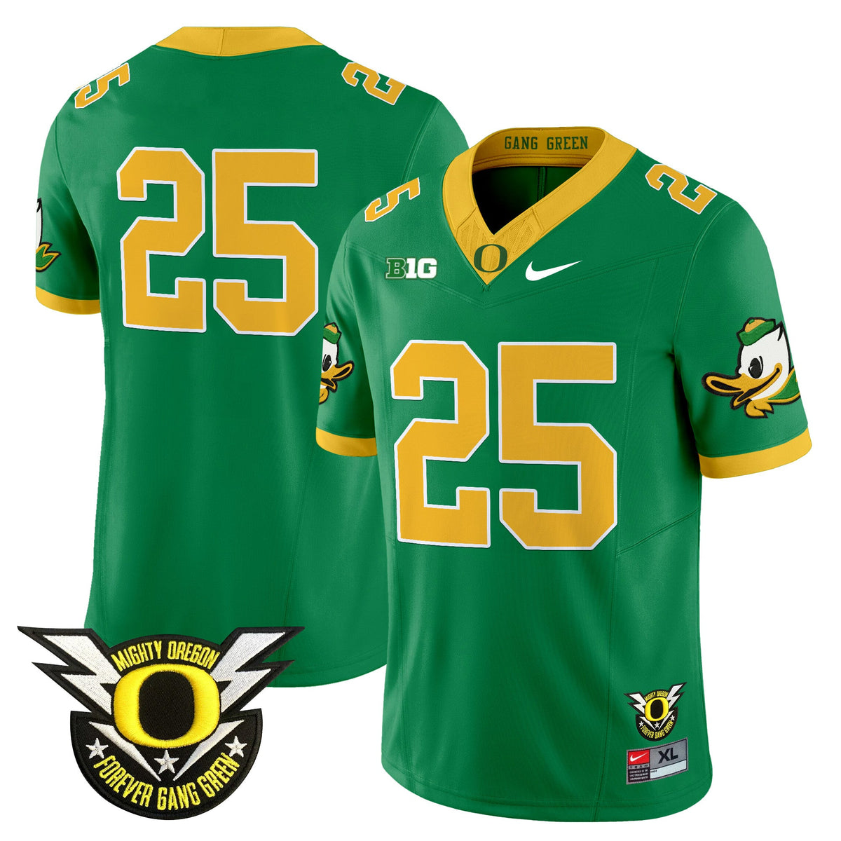 Women's Oregon Ducks 2025 Vapor Limited Jersey V2 - All Stitched