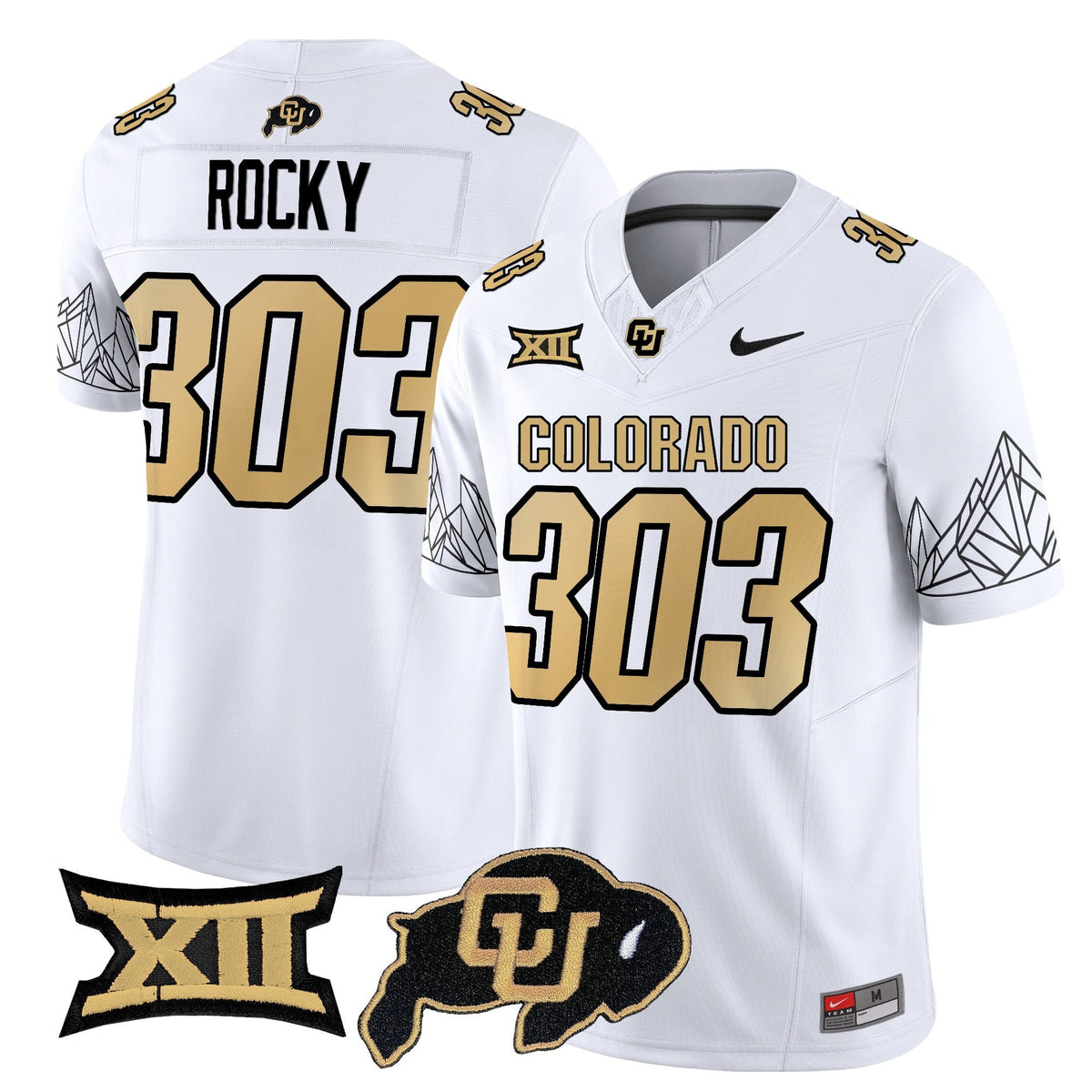 Men's Colorado Buffaloes 2025 Vapor Limited Jersey V2 - All Stitched