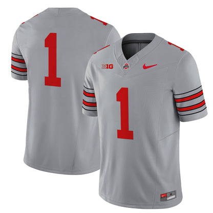 Men's Ohio State Buckeyes 'Heritage Stripe' 2025/26 Vapor Limited Jersey - All Stitched