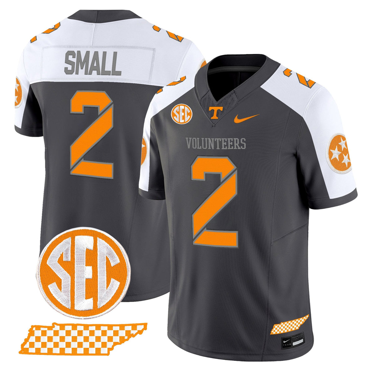 Women's Tennessee Volunteers 2025 'Smokey Grey Series' Vapor Limited Jersey V2 - All Stitched