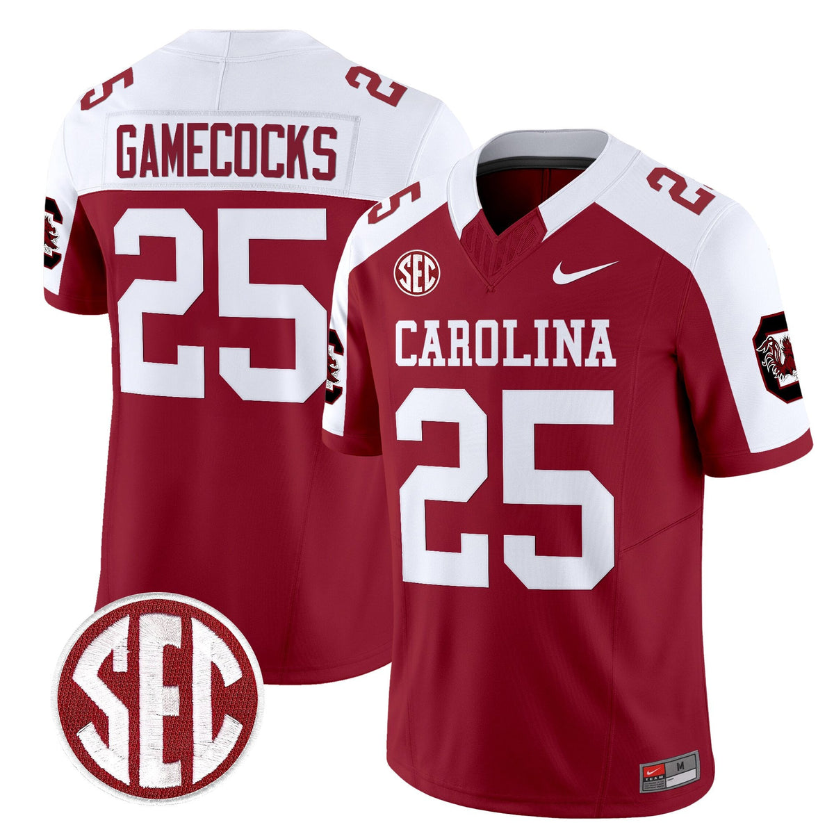 Men's South Carolina Gamecocks 1980 Throwback Vapor Limited Jersey – Rebrand 2026 – All Stitched