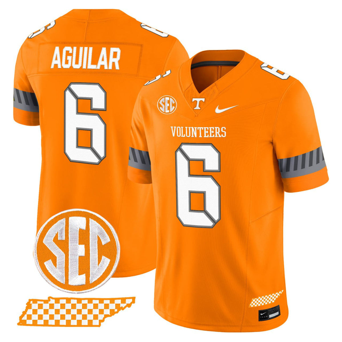 Men's Tennessee Volunteers 2025 'Smokey Grey Series' Vapor Limited Jersey V2 - All Stitched
