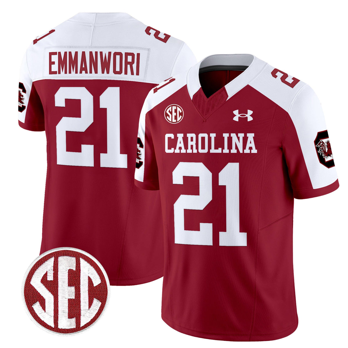 Men's South Carolina Gamecocks 1980 Throwback Vapor Limited Jersey V2 - All Stitched