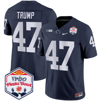 Men's Penn State Nittany Lions 2024 The Fiesta Bowl Patch Vapor Limited Jersey - All Stitched