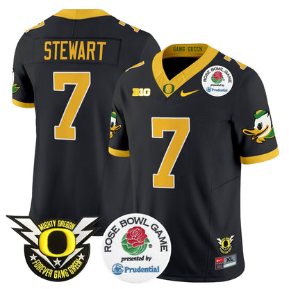Men's Oregon Ducks 2024 Rose Bowl Vapor Limited Jersey - All Stitched