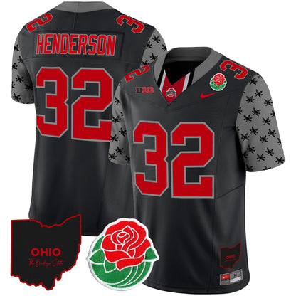 Men's Ohio State Buckeyes Rose Bowl Vapor Limited Jersey - All Stitched