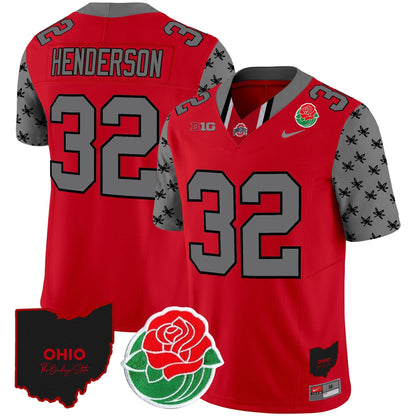 Men's Ohio State Buckeyes Rose Bowl Vapor Limited Jersey - All Stitched
