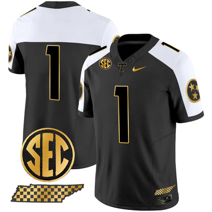 Men's Tennessee Volunteers 2024 Gold Vapor Limited Jersey V2 - All Stitched