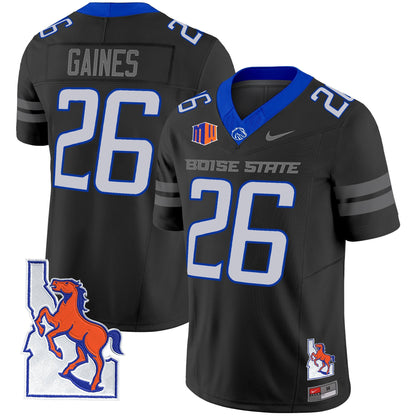 Men's Boise State Broncos 2024 Map Patch Vapor Limited Jersey - All Stitched