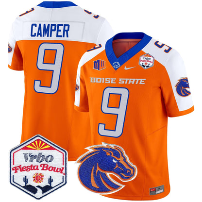 Men's Boise State Broncos 2025 The Fiesta Bowl Patch Vapor Limited Jersey - All Stitched