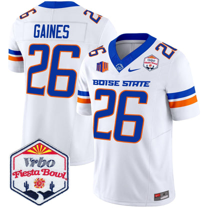 Men's Boise State Broncos 2025 The Fiesta Bowl Patch Vapor Limited Jersey - All Stitched