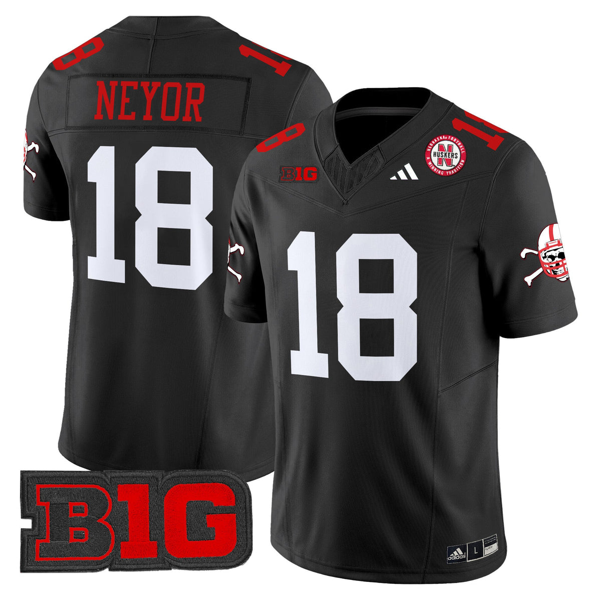 Men's Nebraska Cornhuskers 2025 Vapor Limited Jersey V2 - All Stitched
