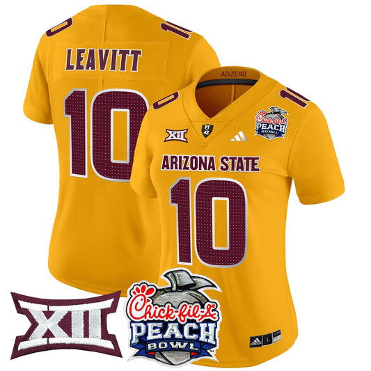Women's Arizona State Sun Devils 2025 Peach Bowl Vapor Limited Jersey V2 - All Stitched