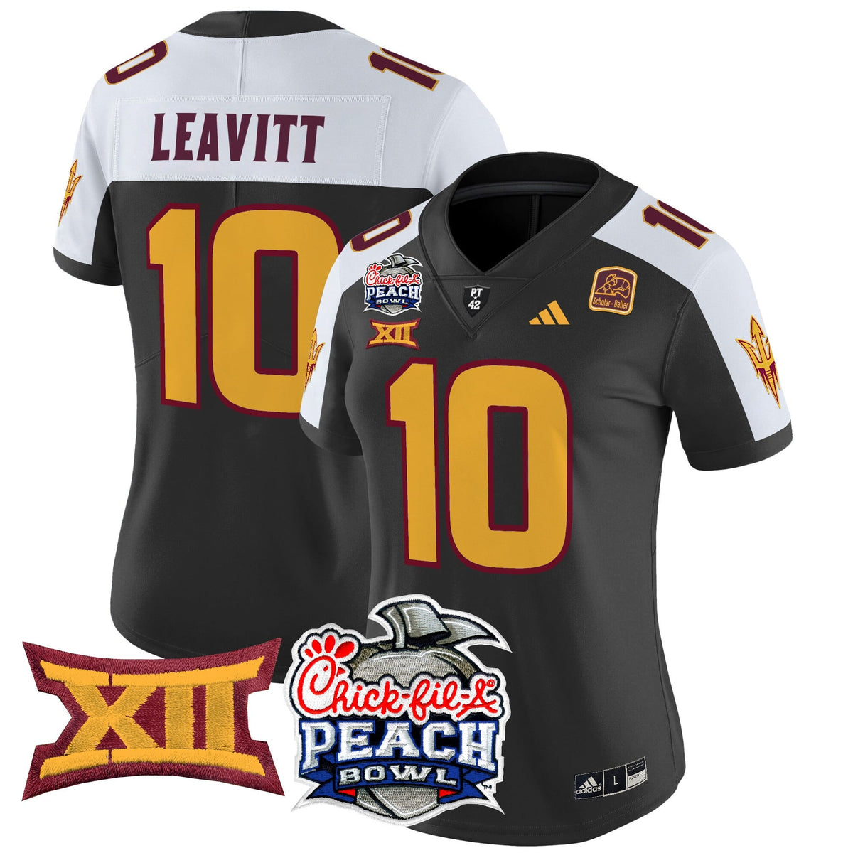 Women's Arizona State Sun Devils 2025 Peach Bowl Vapor Limited Jersey - All Stitched